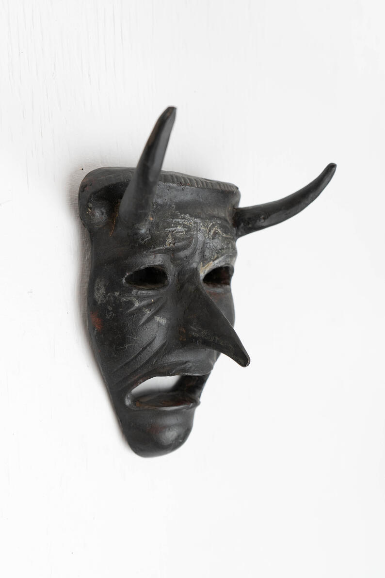 "Tragedy" Patinated cast bronze 6" x 5" x 3" 2018