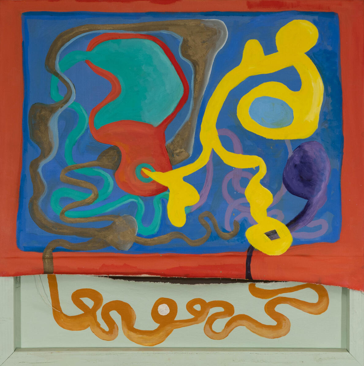 "Inside out" Oil on canvas 49" x 49" 2014