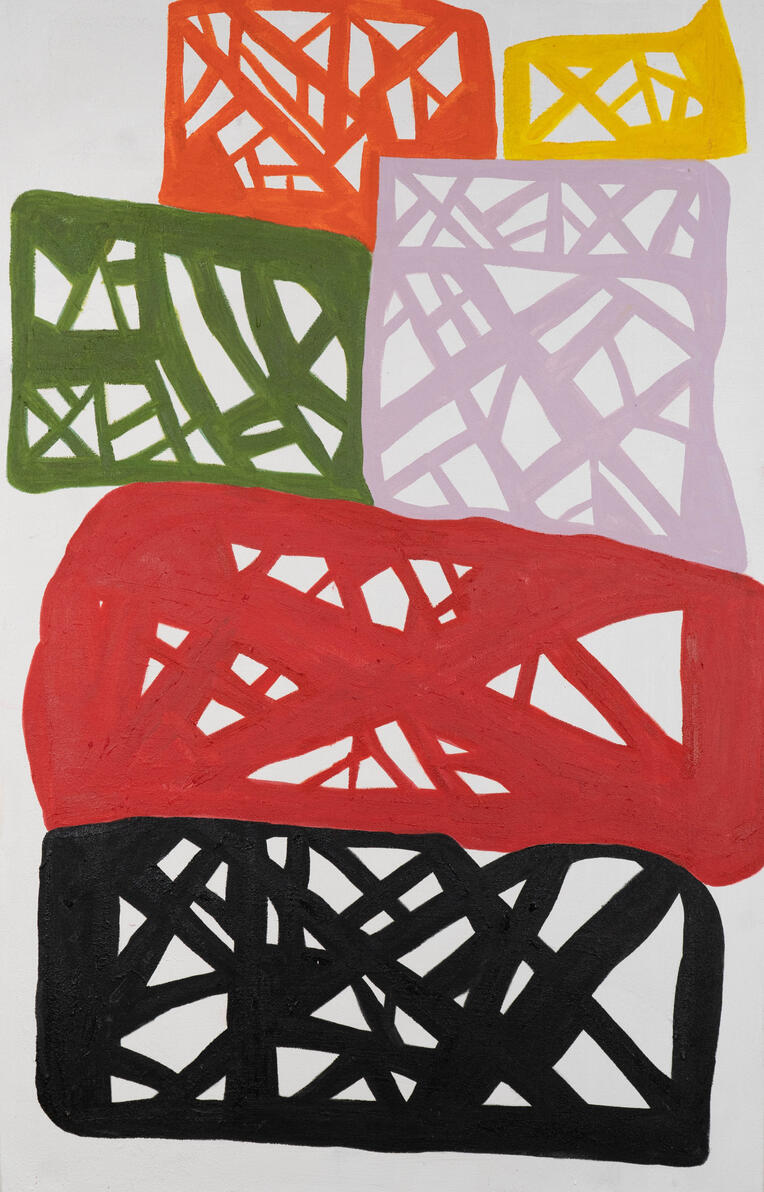 "Untitled" Oil and sand on canvas