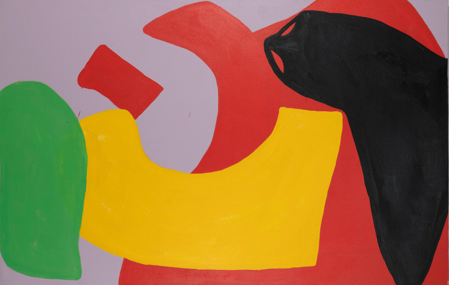 "Bibi" Latex and oil on canvas 65" x 49" 2017